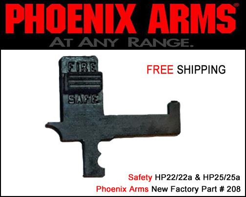 Phoenix Arms Parts Safety